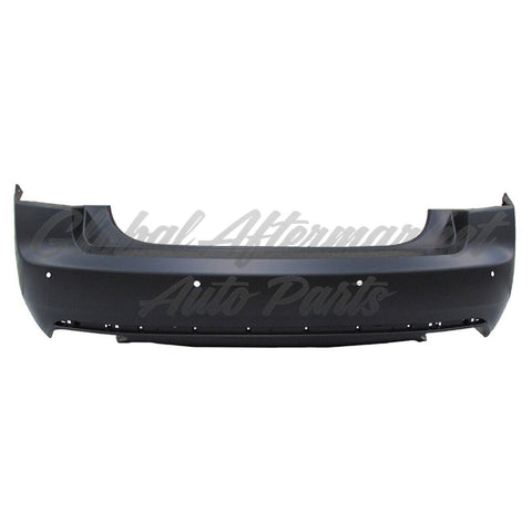BUMPER RR PRIMED PTM W/2 AUTO PARK ASSIST SENSOR/ 4 PARK ASSIST SENSOR W/O TOW HOOK CAPA