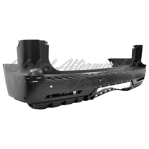 BUMPER RR PRIMED PTM W/2 AUTO PARK SENSOR/4 PARK ASSIST SENSOR