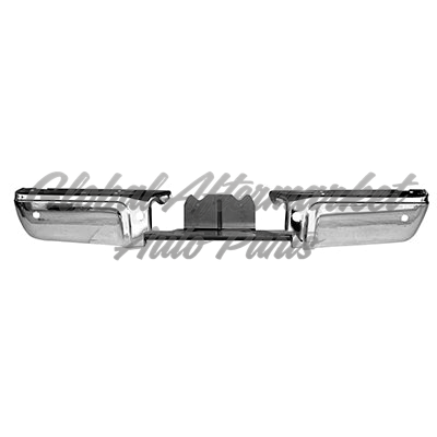 BUMPER FACE BAR RR CHROME INCLUDES REBAR W/SENSOR HOLE