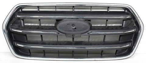 GRILLE FR TEXTURED BLACK BARS W/CHROME MOLDING/CAMERA W/O EMBLEM
