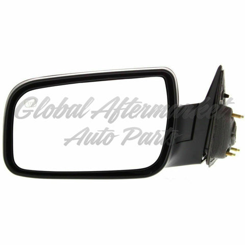 DOOR MIRROR LH POWER HTD BLACK W/O MEMORY