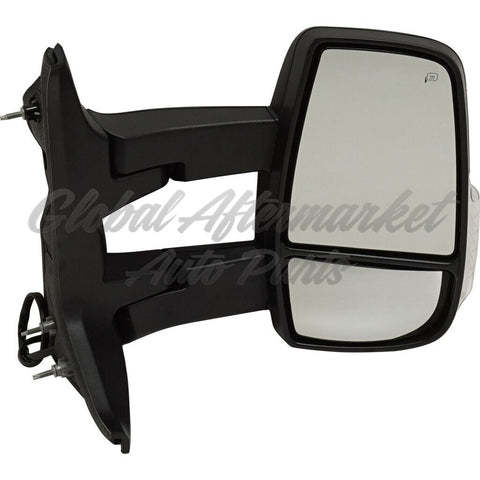 DOOR MIRROR RH POWER HTD TEXTURED W/BLIND SPOT/SIGNAL/LONG ARM