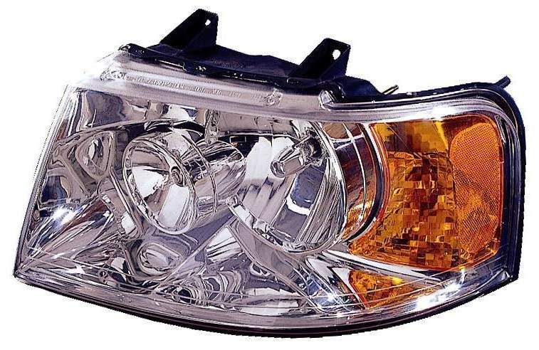 HEAD LAMP LH CHROME W/O OFF ROAD PKG HQ