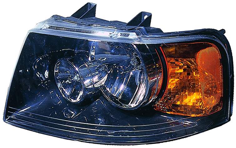 HEAD LAMP LH BLACK BEZEL W/OFF ROAD PKG HQ