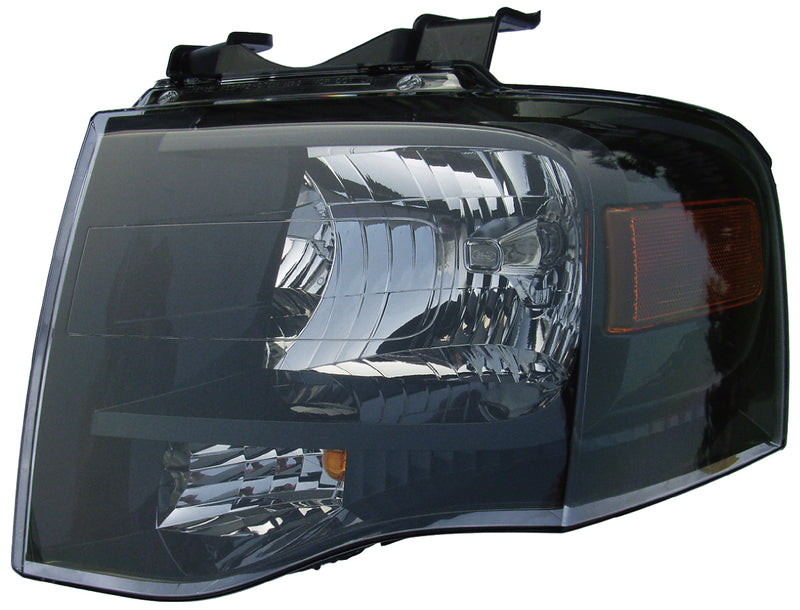HEAD LAMP LH BLACK BEZEL CAPA