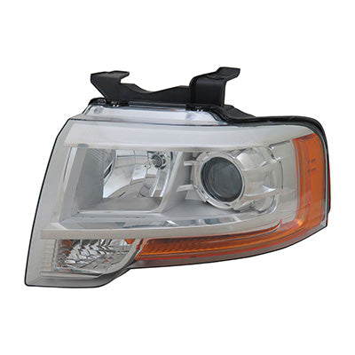 HEAD LAMP LH PROJECTOR TYPE W/O LOGO/COMPLEX REFLECTOR BLACK-OUT HQ