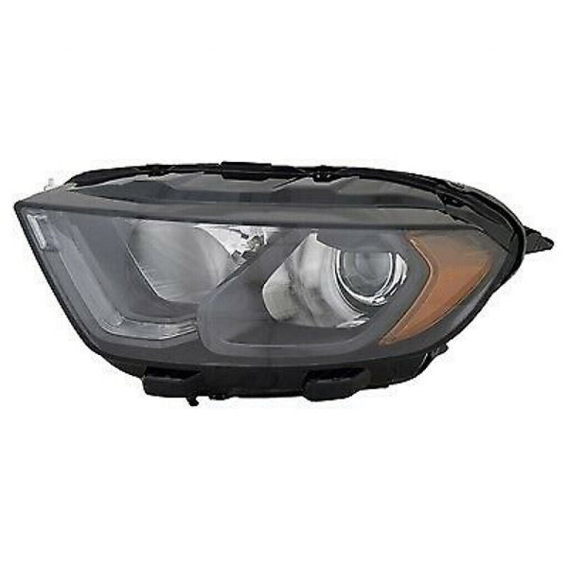 HEAD LAMP LH BLACK BEZEL W/DRL HQ