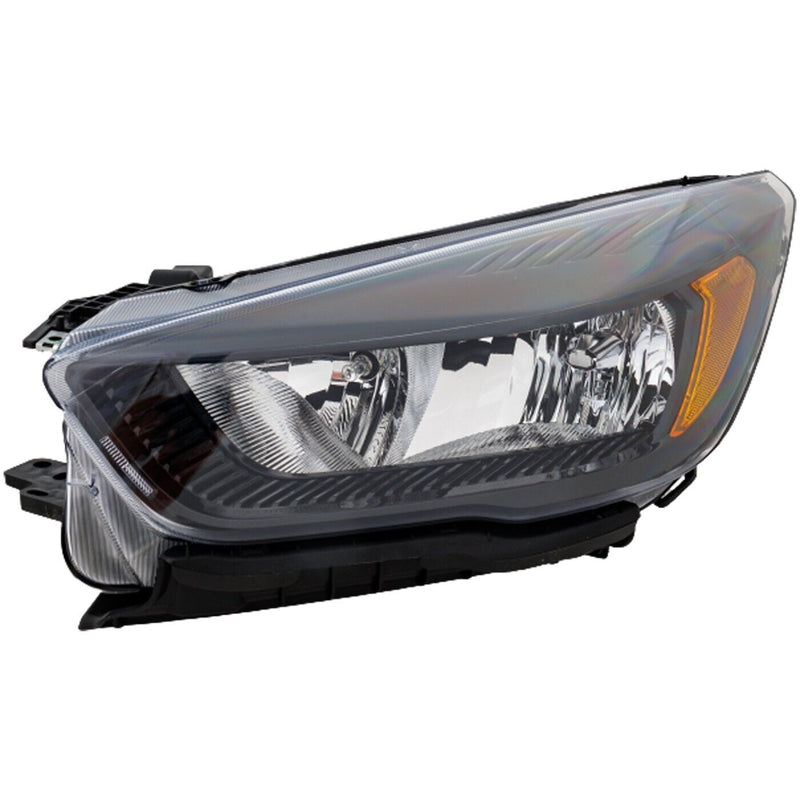 HEAD LAMP LH HALOGEN BLACK W/O LED ACCENT LAMP CAPA