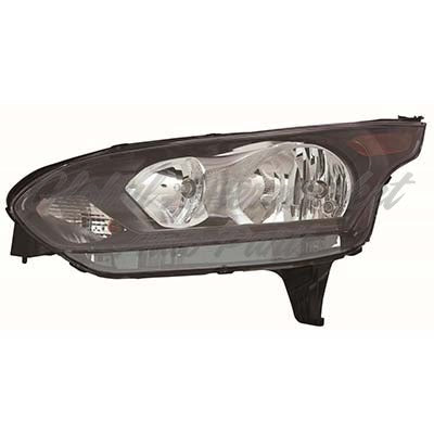 HEAD LAMP RH HALOGEN BLACK BEZEL VAN/WGN XL MODEL W/O ADAPTIVE LAMPS CAPA