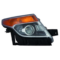 HEAD LAMP RH HALOGEN W/O STROBE LAMP POLICE MODEL HQ
