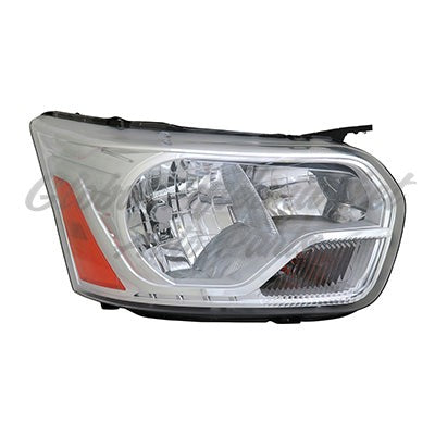 HEAD LAMP RH HALOGEN CHROME TRIM TO 9/2/15 W/O LOGO HQ