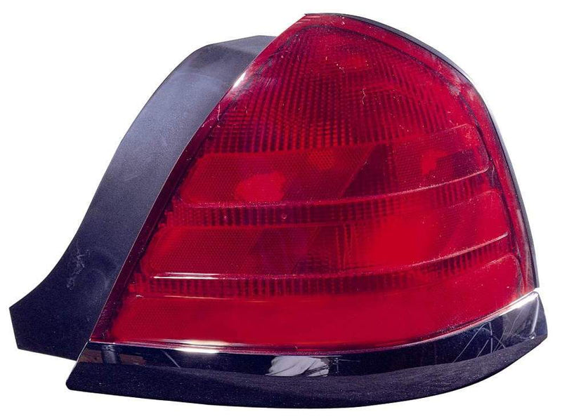 TAIL LAMP RH (BLACK MOULDING-2 BULB-RED) HQ