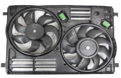 COOLING FAN ASSY DUAL W/RESISTOR 2.0/2.3L TURBO W/TOW PKG