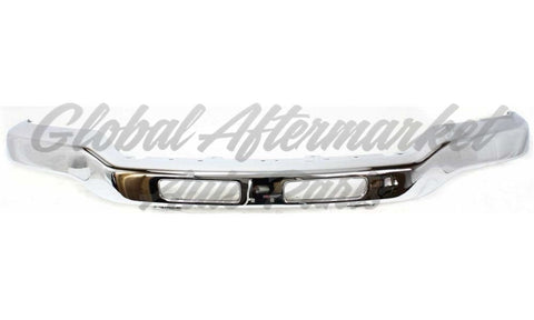 BUMPER FACE BAR FR CHROME W/BRACKET W/FOG LAMP HOLE