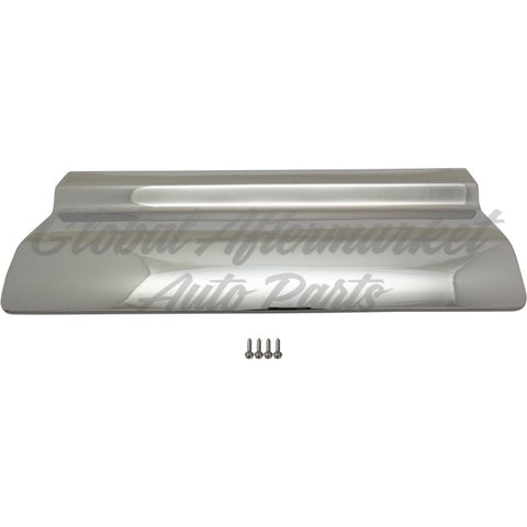 BUMPER TRIM FR CHROME MOUNTS IN SKID PLATE USE W/O LICENCE PLATE
