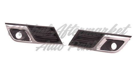 FOG LAMP BEZEL FR LH MATTE BLACK W/CHROME MLDG LT MODEL