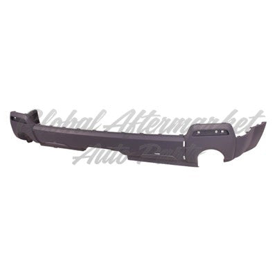 VALANCE RR MATTE-DK GRAY W/DUAL EXH W/CHROME PKG