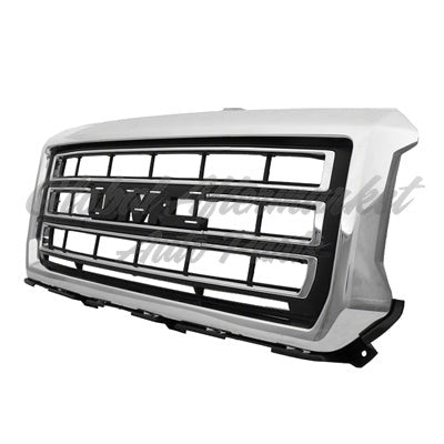 GRILLE CHROME FRAME/BLACK BARS BASE/SLE/SLT