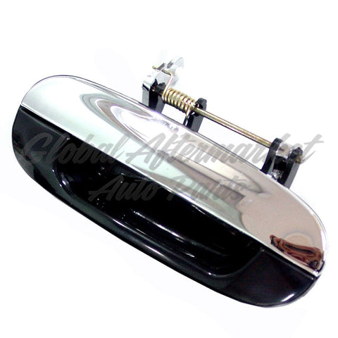 DOOR HANDLE FR RH OUTER BLACK/CHROME (W/KEY HO)