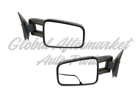 DOOR MIRROR LH MANUAL TOW TYPE W/BLIND SPOT TEXTURED