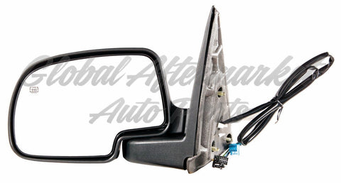 DOOR MIRROR LH POWER HTD TEXTURED