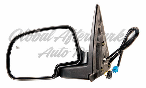 DOOR MIRROR LH POWER HTD PTM