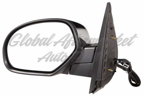 DOOR MIRROR LH POWER HTD W/OFFROAD W/O COURTESY W/O SIGNAL CHROME CAP