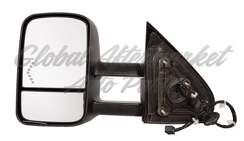 DOOR MIRROR LH POWER MANUAL FOLD/DUAL LENS/HTD W/SIGNAL TRAILER TOW TYPE