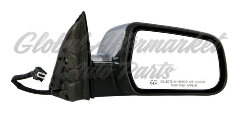 DOOR MIRROR RH POWER HTD CHROME