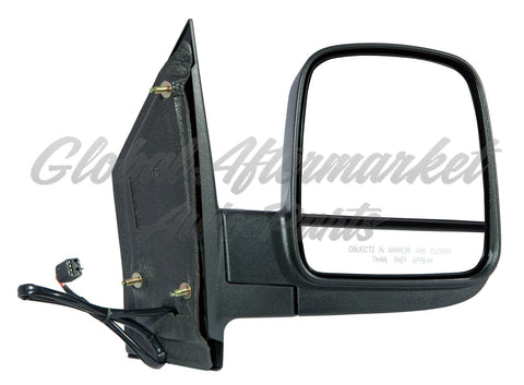 DOOR MIRROR RH POWER HTD MANUAL FOLDING TEXTURED DUAL GLASS