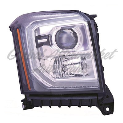 HEAD LAMP RH HALOGEN W/O LOGO YUKON/YUKON XL/DENALI HQ