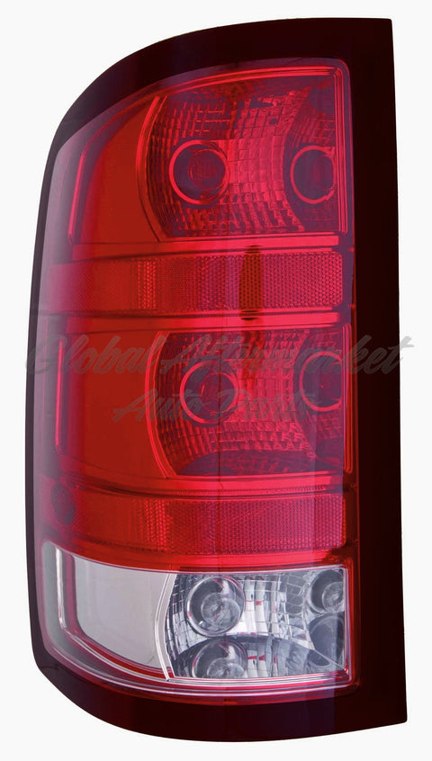 TAIL LAMP LH BASE MODEL W/DARK TRIM/LARGE BULB CAPA