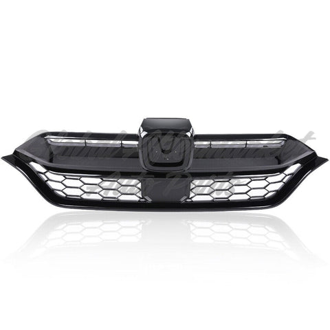 GRILLE FR BRIGHT BLACK BARE OF ALL MOULDINGS