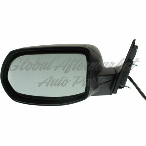 DOOR MIRROR LH POWER BLACK TEXTURED FLAT GLASS W/O SIGNAL/HEAT