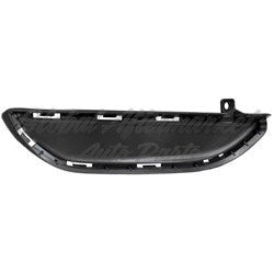 GRILLE LOWER RH RAW GLOSSY BLACK