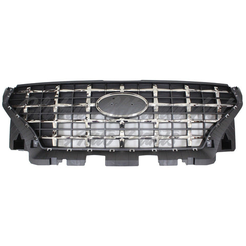 GRILLE FR W/SMOKED CHROME MOLDING W/O EMBLEM