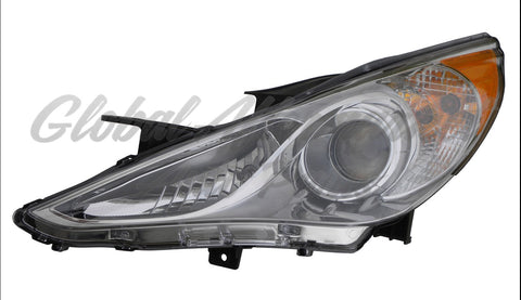 HEAD LAMP LH CHROME BEZEL (SE/LTD) CAPA