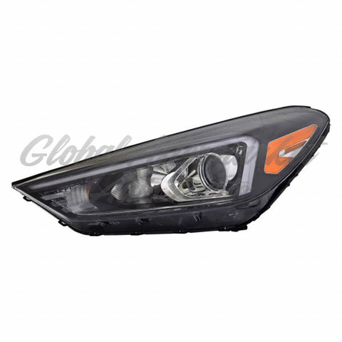 HEAD LAMP LH HALOGEN W/ LED POSITION LAMP