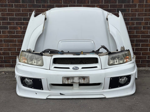 JDM Subaru Forester Cross Sport Front End Conversion Bumper Lip Headlights Fenders Hood Grille Fogs 2003-2005 SG5