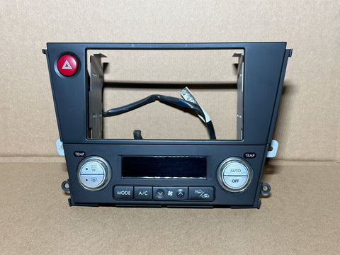 JDM Subaru Legacy 2005-2009 Outback Climate Control Din Dual Double Bezel Hazard