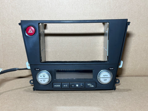 JDM Subaru Legacy 2005-2009 Outback Climate Control Din Dual Double Bezel Hazard