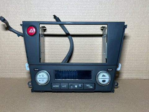 JDM Subaru Legacy 2005-2009 Outback Climate Control Din Dual Double Bezel Hazard