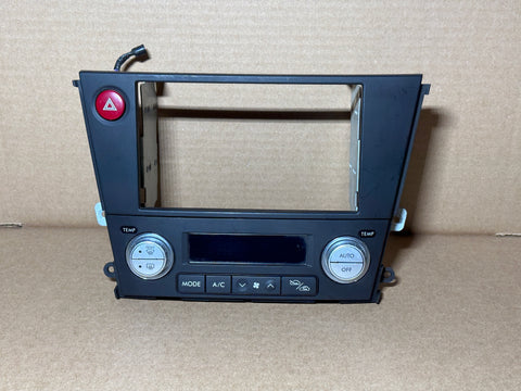 JDM Subaru Legacy 2005-2009 Outback Climate Control Din Dual Double Bezel Hazard