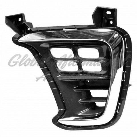 FOG LAMP BEZEL FR LH DARK GRAY W/CHROME MODLING USE W/LED FOGS SX/SX LTD/EX MODELS