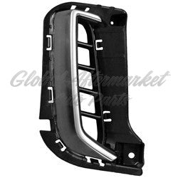 GRILLE LOWER RH BLACK W/CHROME MOULDING