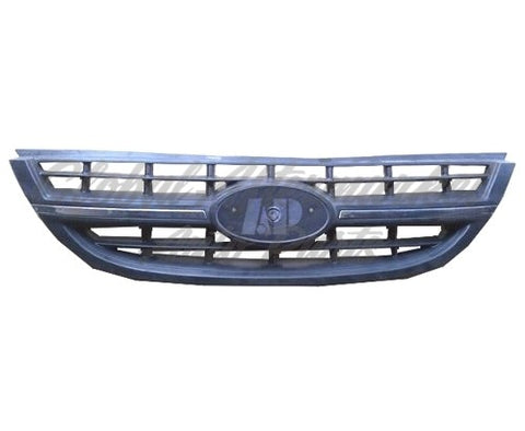 GRILLE (W/CHROME INSERT) MATTE-BLACK
