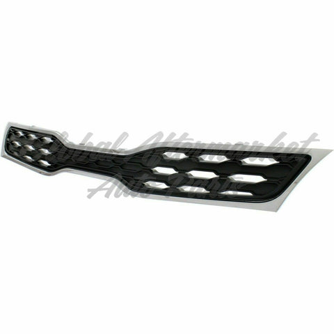 GRILLE UPPER CHROME/BLACK W/FOG LAMP HOLE TYPE