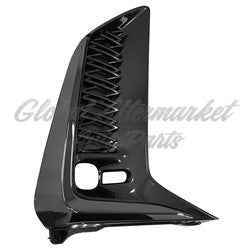 FOG LAMP BEZEL FR RH PTD DARK GRAY W/CHROME TRIM FOR F-SPORT