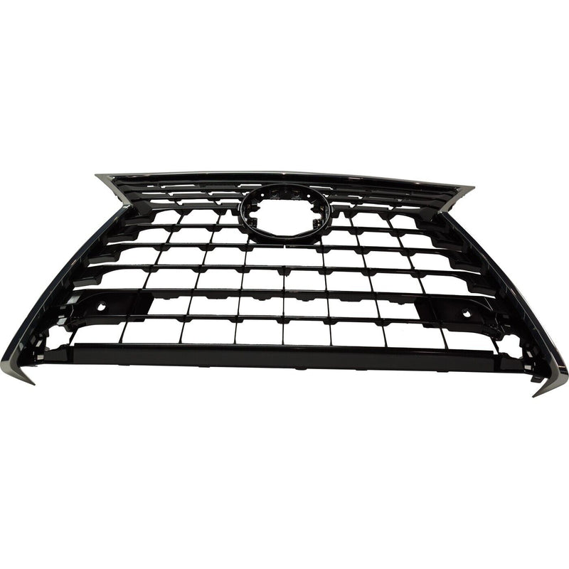GRILLE FR W/EMBLEM/CHROME SURROUND MOLDING W/O F-SPORT
