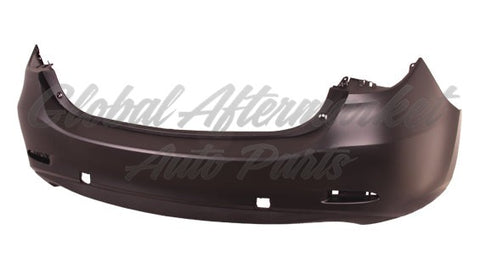 BUMPER RR PRIMED W/TEXTURED LOWER 2 EXHAUST